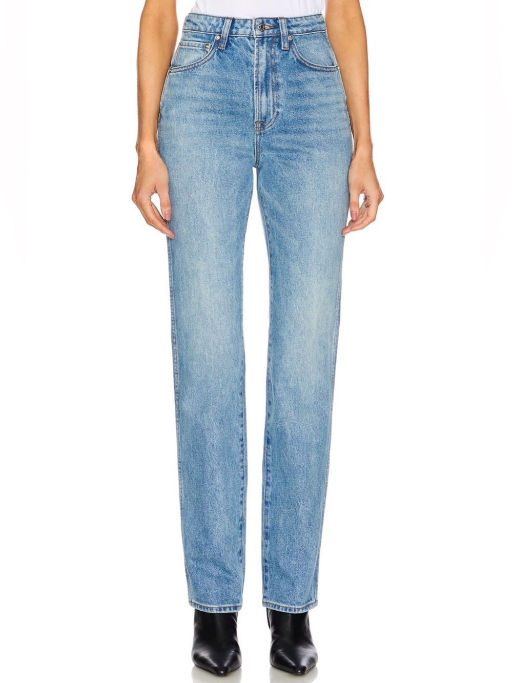 REVOLVE GRLFRND THE SARA JEANS 24 Lennox Wash